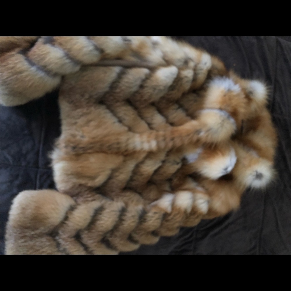 Fox fur coat